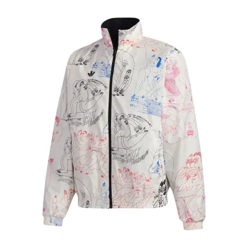 Adidas Originals Jacket Men's Black/Multicolor/Blush Red Pink