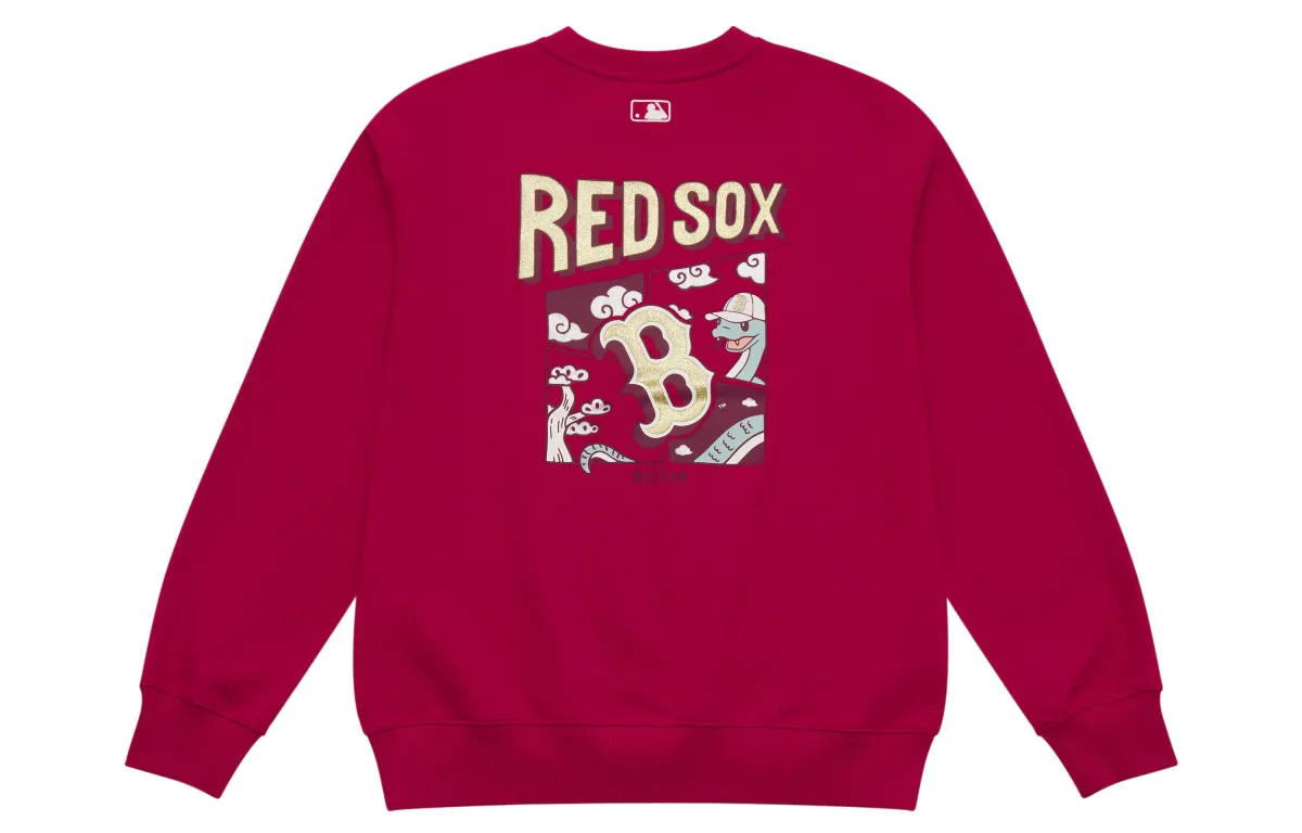 MLB Boston Red Sox SS25 Sweatshirt Unisex Dark Red