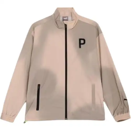 PUMA Golf Jackets & Coats Men's Khaki