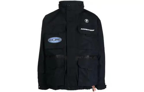 A BATHING APE Puffer Jackets Men's Hooded Thickened Other