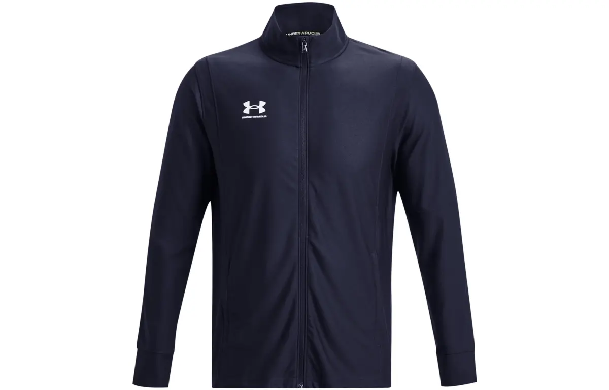Under Armour Challenger Jackets Men's Marine Blue Stand Collar Moderate Straight Fit