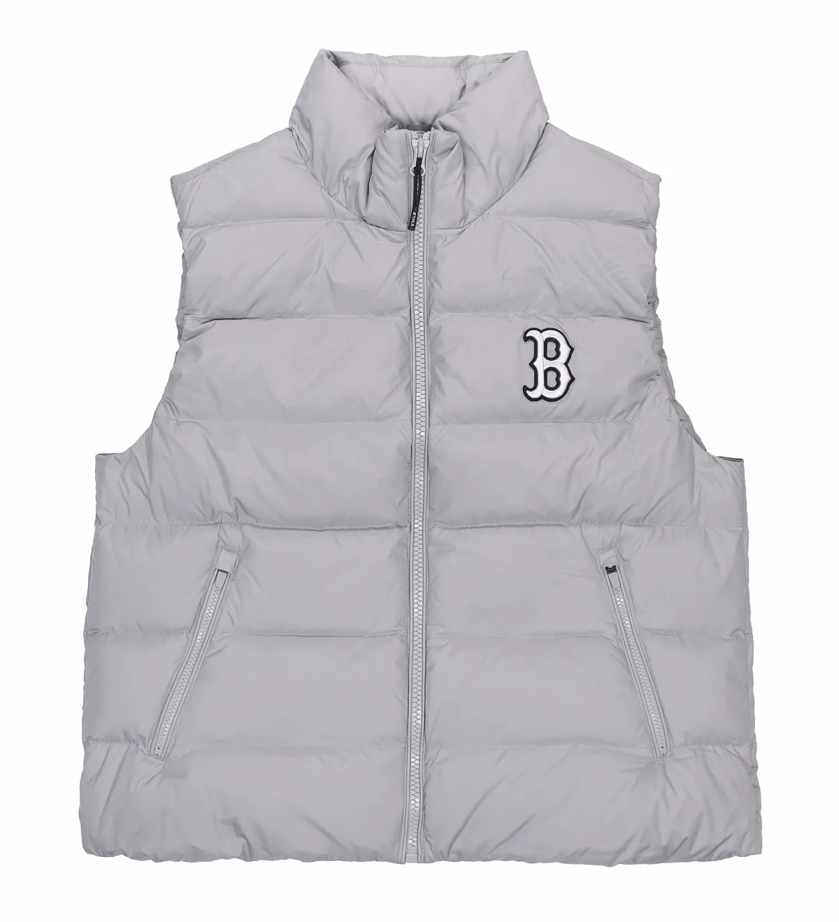 MLB Down Vest Unisex Light Gray