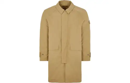 STONE ISLAND Jackets Unisex Khaki Lapel Moderate Other