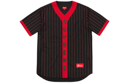Supreme Vertical Logo Baseball Jersey