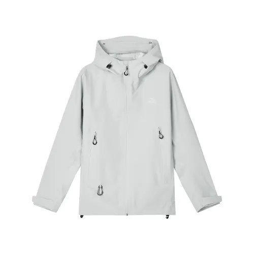 Skechers Waterproof And Windproof Windbreaker Jacket Unisex Lunar Gray
