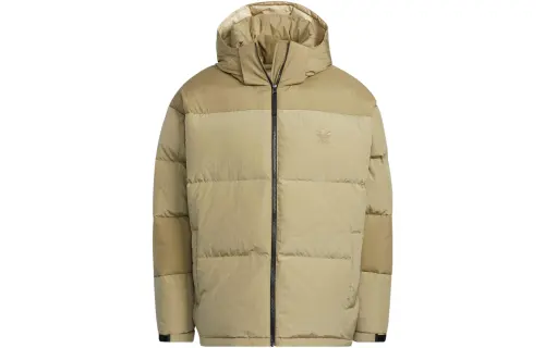 Adidas Originals Down Jackets Men's Green Hooded Moderate Other