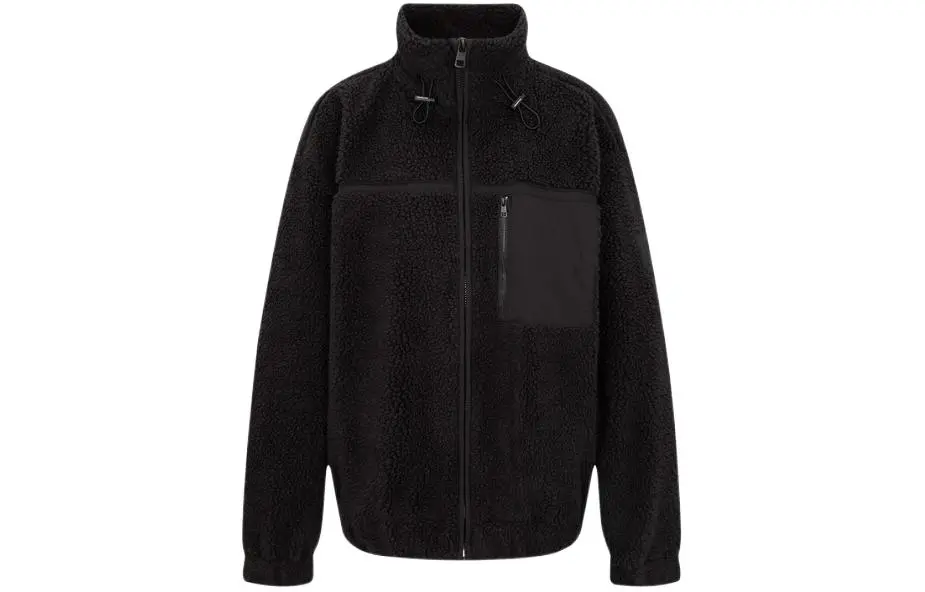 CALVIN KLEIN Velvet feel Coat Unisex Black