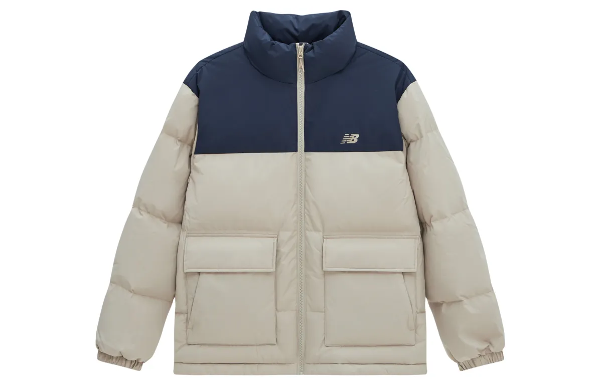 New Balance Down Jacket Unisex Khaki/Blue