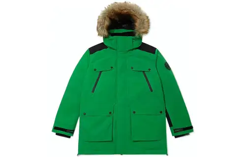 Levis Down Jackets Men's Green Hooded Moderate Other