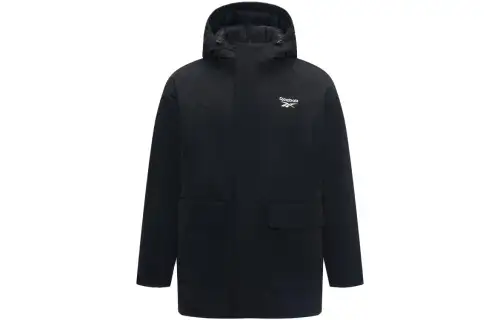 Reebok Mid Length Down Jacket Unisex Black