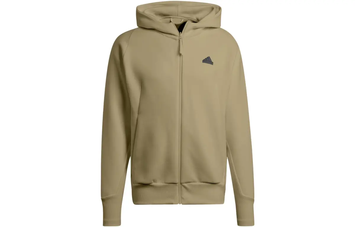 Adidas Z.N.E Z.N.E. Premium Full Zip Hooded Track Top Jackets & Coats Men's Olive Green