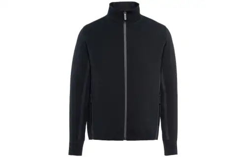 PRADA Jackets Men's Black Turtleneck Moderate Other