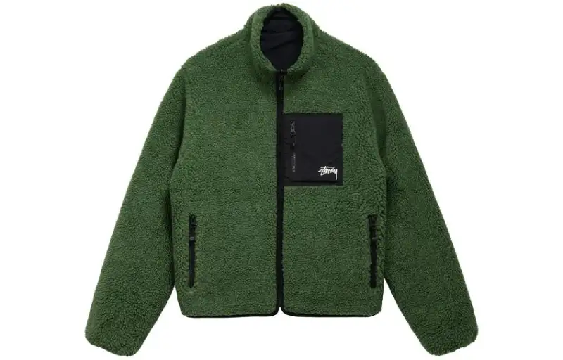 Stussy 8 Ball Sherpa Reversible Jacket