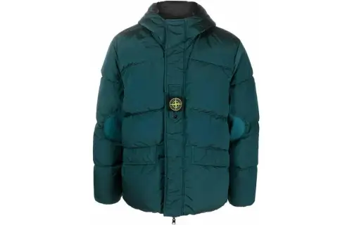 STONE ISLAND Reversible Hooded Down Jacket
