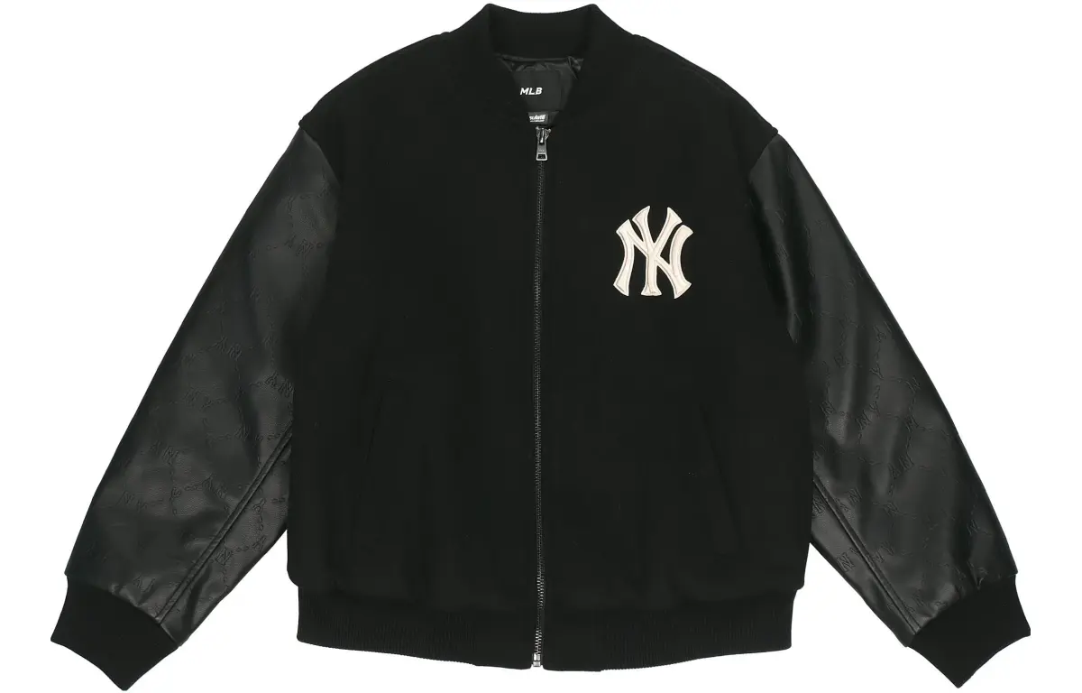MLB Baseball Jacket Unisex Black