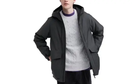 UNIQLO Jacket Unisex Graphite Gray