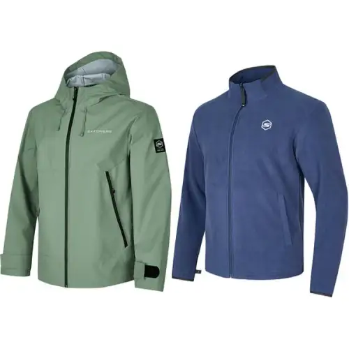 Skechers Waterproof, Windproof, Abrasion Resistant, Thermal, Water Repellent Windbreaker Jacket Men's Umber Green