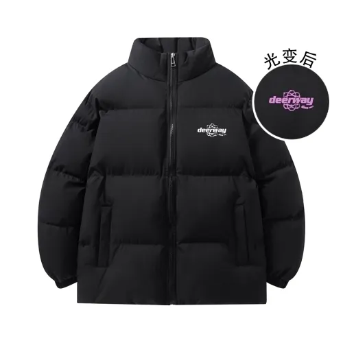 DEERWAY Cardigan for leisure, T-shirt, keep warm down jacket for men and women, American style, punk style, with your logo imprint, oversize