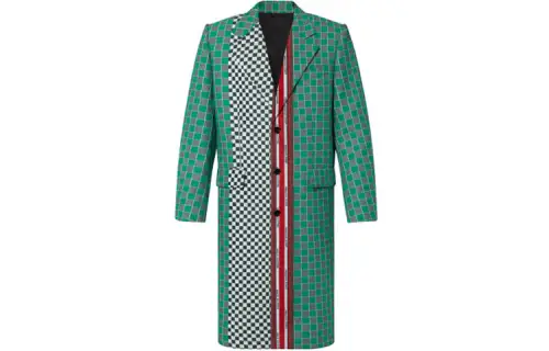 LOUIS VUITTON Coat Men's Gray Green