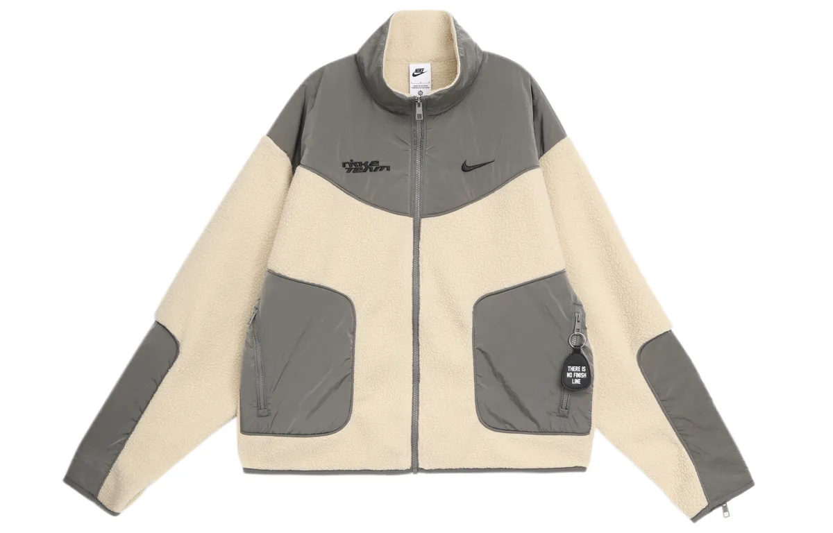 Nike Jackets Men's Asphalt Gray Stand Collar Moderate Other