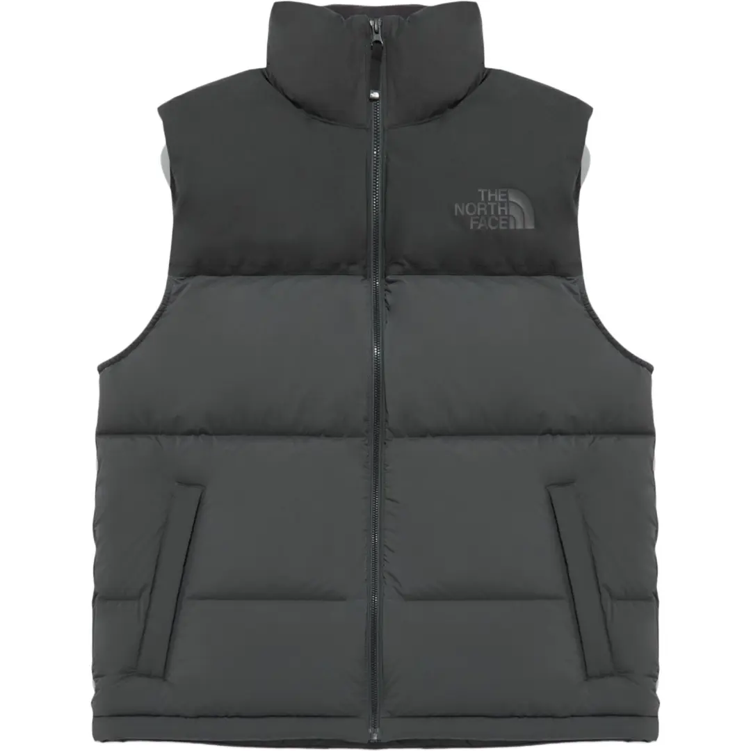 THE NORTH FACE THE NORTH FACE Apparel Collection Vests Men's Gray Stand Collar Other