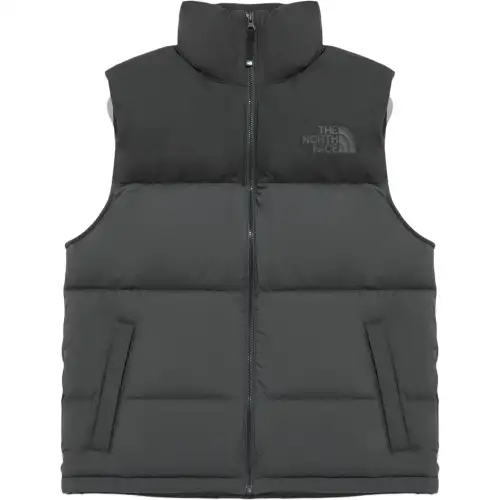 THE NORTH FACE THE NORTH FACE Apparel Collection Vests Men's Gray Stand Collar Other
