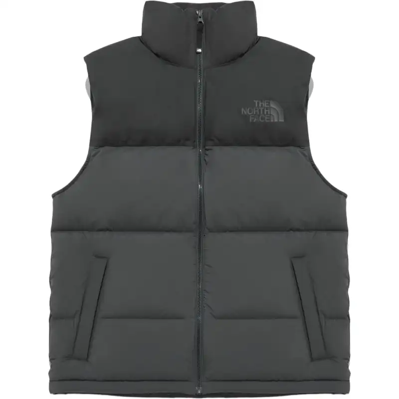 THE NORTH FACE THE NORTH FACE Apparel Collection Vests Men's Gray Stand Collar Other