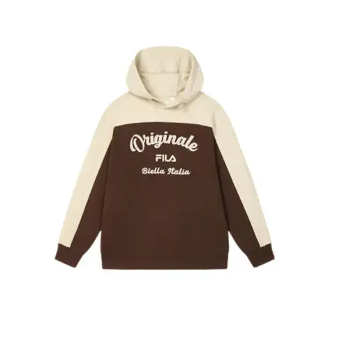 FILA ORIGINALE BIELLA WINTER TENNIS CLUB Sweatshirt Men's Coffee Brown Umber