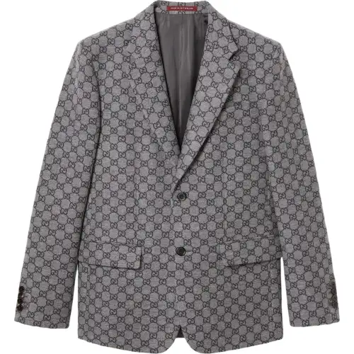 GUCCI Gg Wool Flannel Jacket
