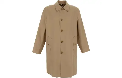 【Previous Season】single-breasted gabardine coat