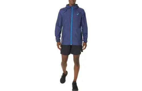 ASICS LITE SHOW Jackets Men's Blue Hooded Moderate Other