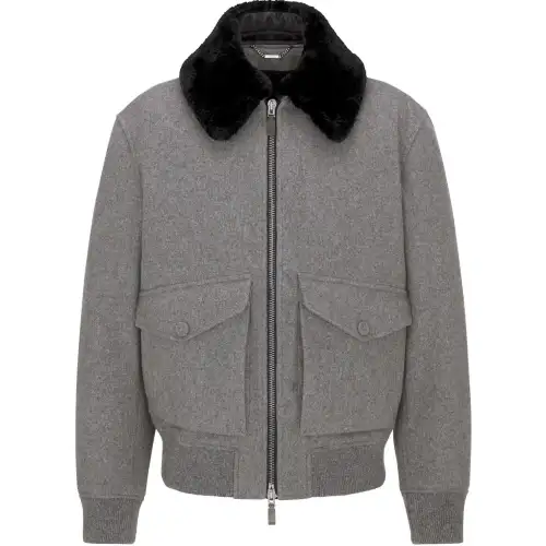 DIOR Jackets & Coats Men's Gray