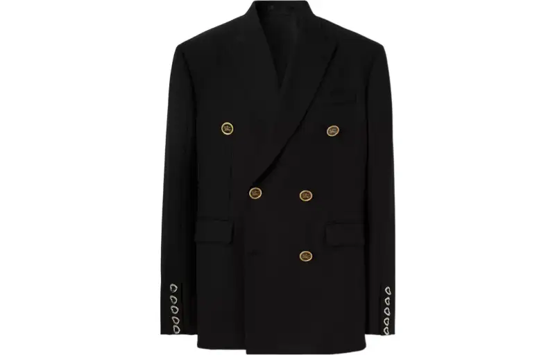 【RunwayPrevious Season】double-breasted tailored jacket