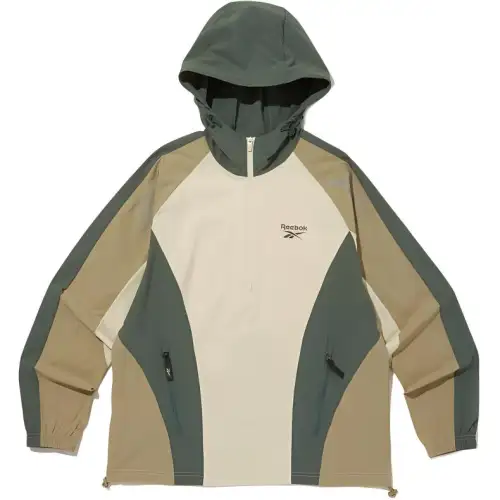 Reebok Jackets & Coats Unisex Beige/Green