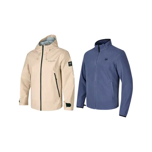 Skechers Waterproof, Windproof, Abrasion Resistant, Thermal, Water Repellent, Breathable Windbreaker Jacket Men's