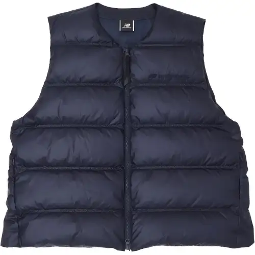 New Balance Met24 Down Vest Men's Marine Blue