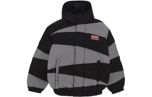 KENZO Dazzle Striped Down Jacket