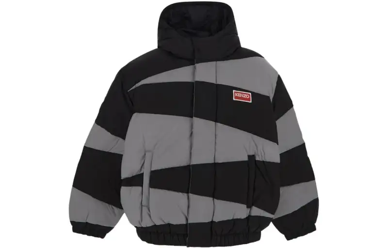 KENZO Dazzle Striped Down Jacket