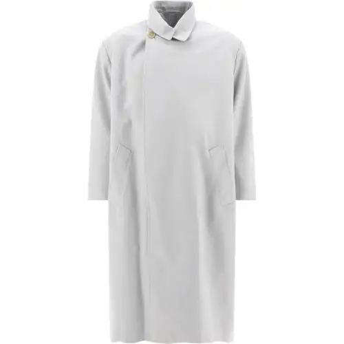 Balenciaga Coat Regular Men's Light Gray