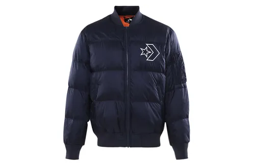 Converse Baseball Jacket Men's Navy Blue
