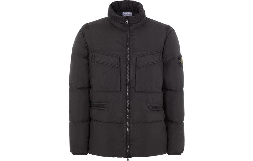STONE ISLAND FW22 Down Jacket Unisex Black