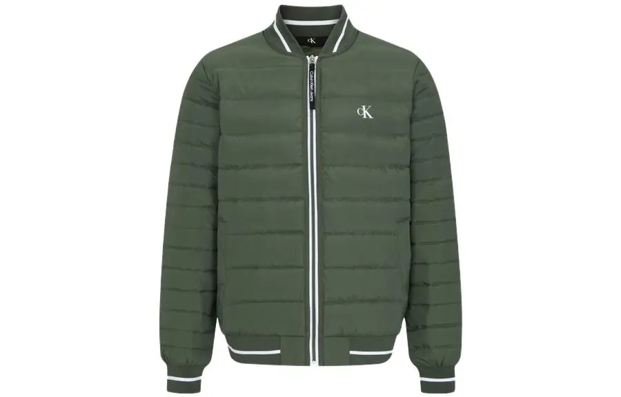 CALVIN KLEIN Down Jacket Men's Army Green