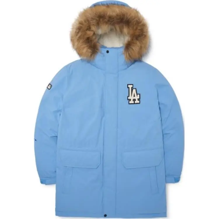 MLB Down Jacket Short Unisex Blue