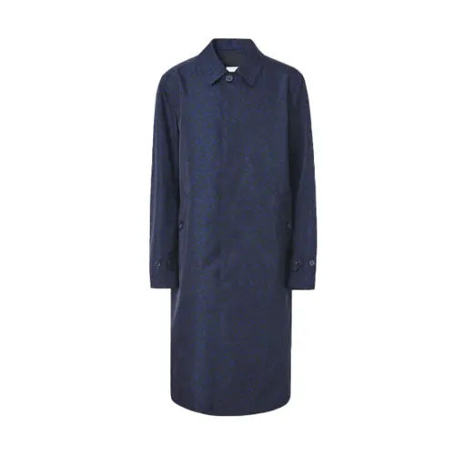 Burberry Coat Men's Dark Royal Blue