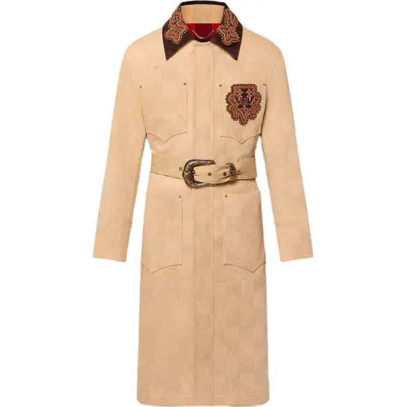 LOUIS VUITTON FW24 Coat Men's Beige
