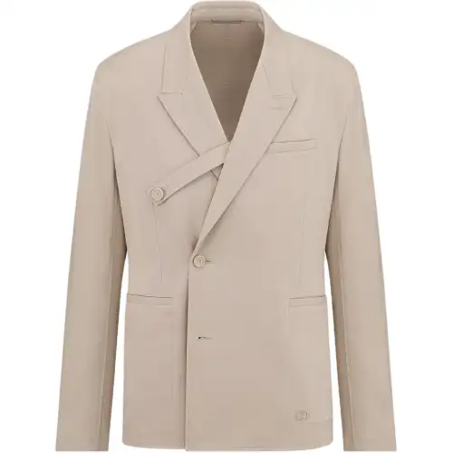 DIOR SS25 Business Suit Coat Men's Beige