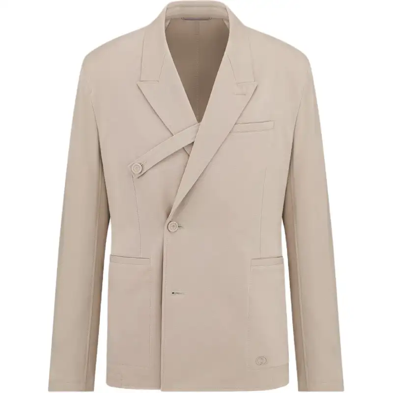 DIOR SS25 Business Suit Coat Men's Beige