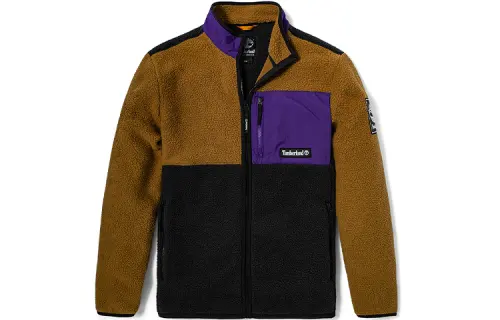 Timberland Velvet Jackets Men's Rubber Stand Collar Thickened