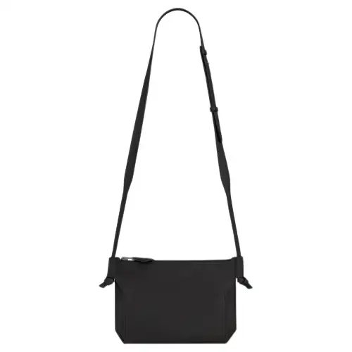 HERMES Ultrapla Togo Calfskin Crossbody Bag, Shoulder Bag Men's 89 Noir Black