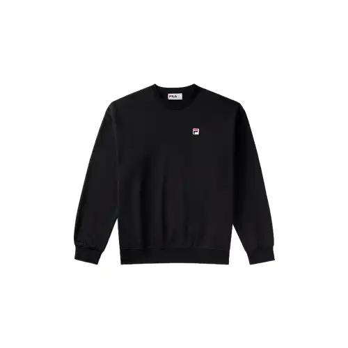 FILA Sweatshirt Unisex Black |Black